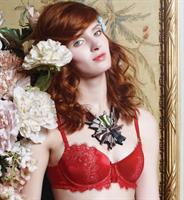 Pleasure State White Label Moonlight Contour Balconnet Bra (Red)
